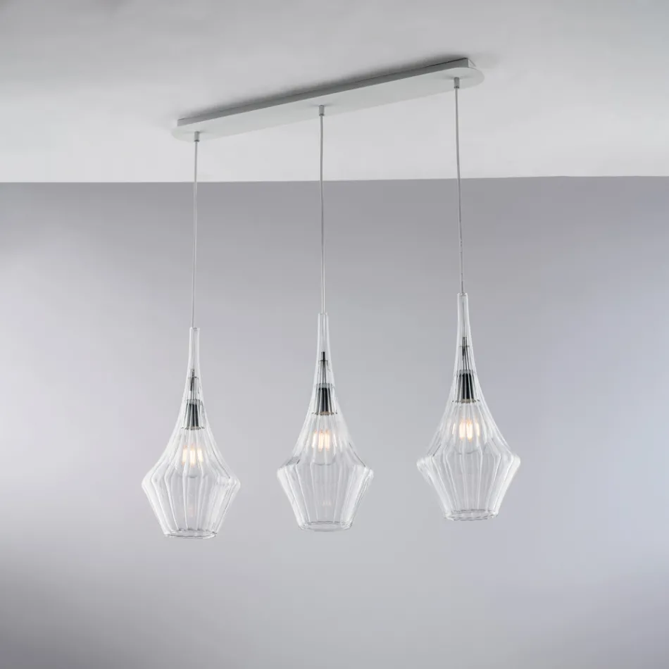 Shinë hekuri me xham Pyrex të prodhuar në Itali për dekorim të brendshëm - Olimpo Viadurini