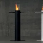 Biokamino bioethanol në natyrë me top qelqi Dean-Table Viadurini