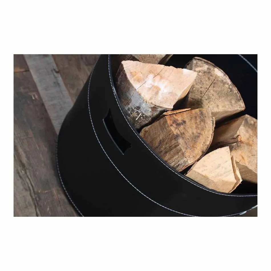 Mbajtës log në 100% Lëkurë Platoni Made in Italy Viadurini