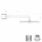 Bossini Dream kokë dush me kokë elegante me krah të vetëm Viadurini