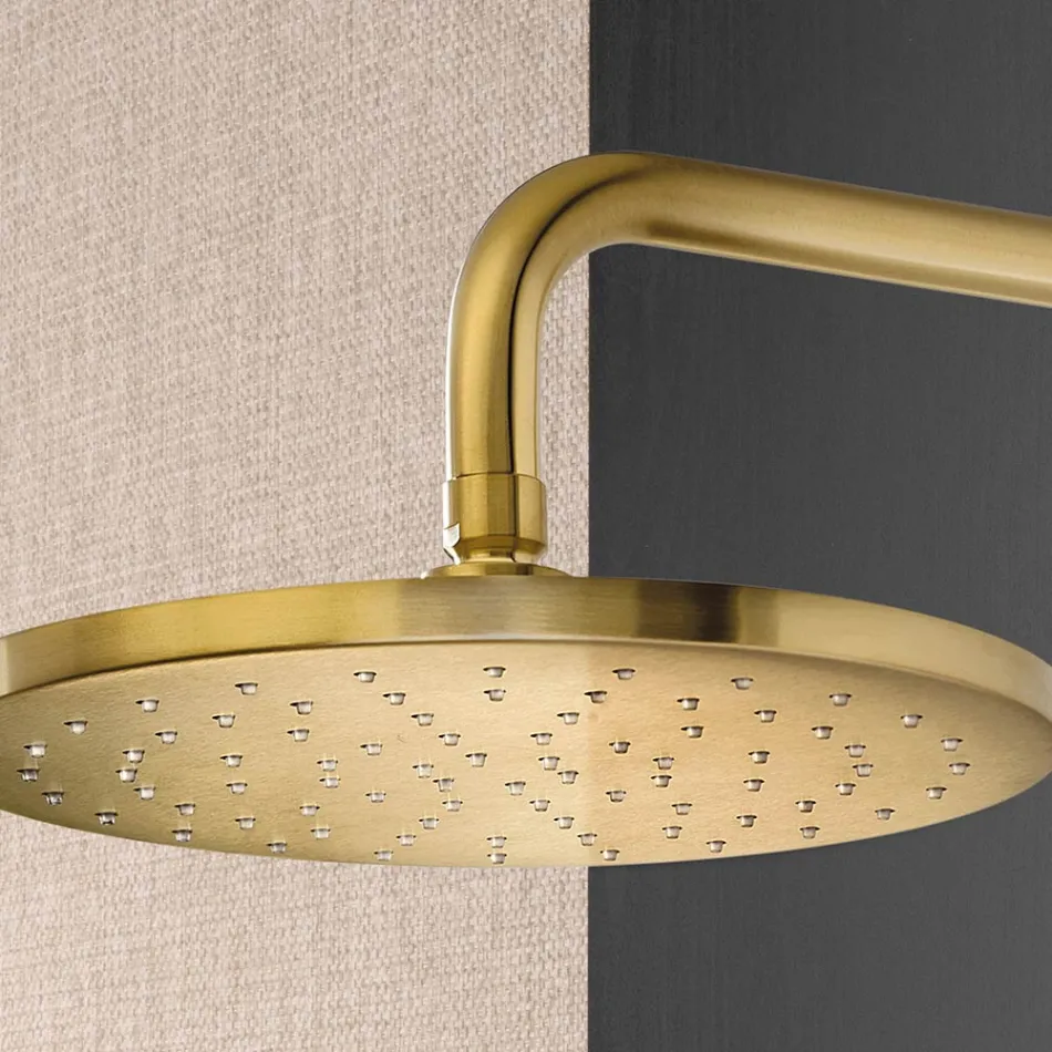 Krah dushi me Kokë dushi të rrumbullakët kundër gëlqeres në çelik AISI 316L - Artigli Viadurini