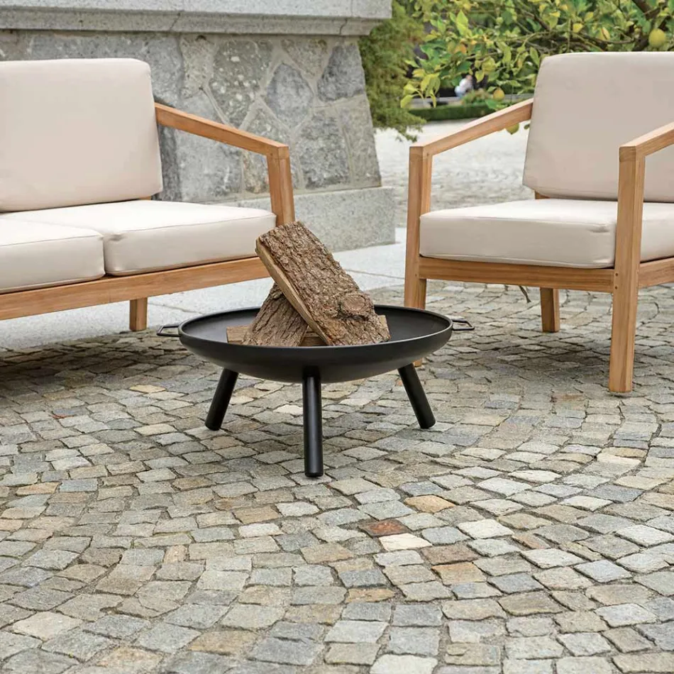 Gropa zjarri në natyrë e bërë nga hekur në madhësi të ndryshme - Plutoni Viadurini