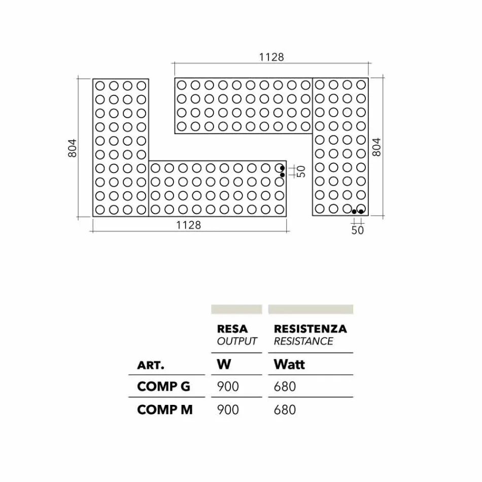 Radiator elektrik me dizajn radiatori me tulla i bërë në Itali nga Scirocco H Viadurini