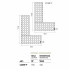 Tulla hidraulike Lego Tile e bërë në Itali nga Scirocco H Viadurini