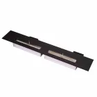 Djegës manual linear në çelik të pandryshkshëm për fireplace me bioetanol - Brandon Viadurini