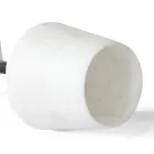 Gotë vere në mermer Carrara të bardhë saten dhe Levanto të kuqe - Caglio Viadurini