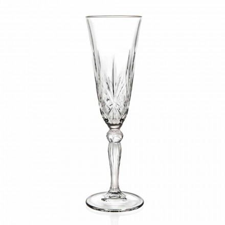 Xham kristal ekologjik Goblet Flaute për shampanjë 12 copë - kantabile Viadurini