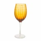 Gota me Verë prej qelqi me ngjyra dhe moderne 12 Copë Shërbimi elegant - Persia Viadurini