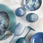 Gota me verë me ngjyra në gotë të acar, me efekt akulli, 12 copë - Vjeshtë Viadurini