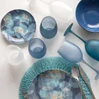 Gota me verë me ngjyra në gotë të acar, me efekt akulli, 12 copë - Vjeshtë Viadurini