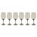 Syzet e verës në gotë me ngjyrë gri, vjollce ose akuamarin 12 copë - Aperi