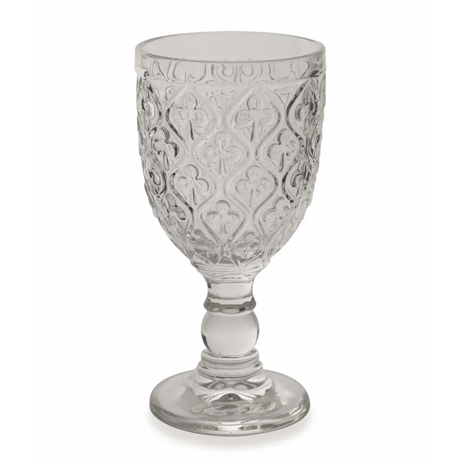 Kupat e Verës ose Ujit në Xham të Ngjyrosur dhe Dekorim Arabesk 12 Copë - Marok Viadurini