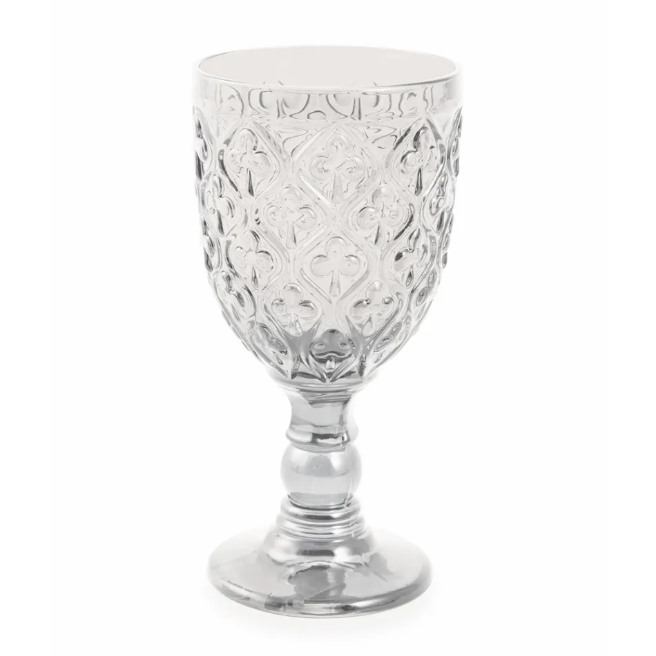 Kupat e Verës ose Ujit në Xham të Ngjyrosur dhe Dekorim Arabesk 12 Copë - Marok Viadurini