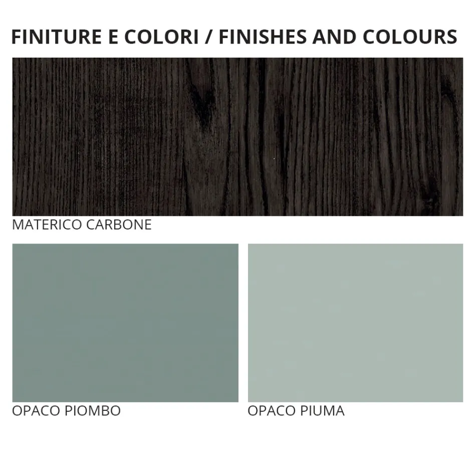 Mobilje gjumi me 7 elementë të prodhuar në Itali - Rubin Viadurini