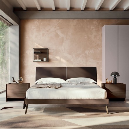 4 Elemente Dhoma gjumi dyshe e prodhuar në Itali Luksoze - Gama Viadurini