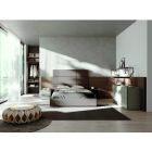 Dhoma gjumi dyshe me 5 elemente luksoze të prodhuara në Itali - Emerald Viadurini