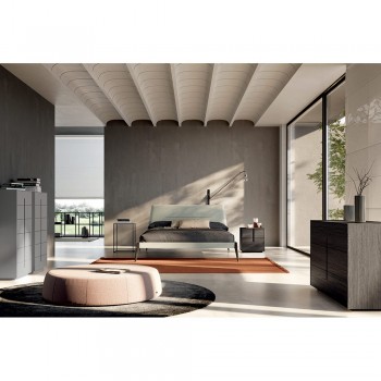 Dhoma gjumi dyshe me 5 elementë Stil modern i prodhuar në Itali - Octavia