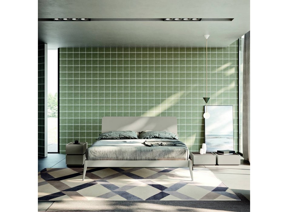 Dhoma gjumi moderne me 5 elementë në një stil modern të prodhuar në Itali - Melodia