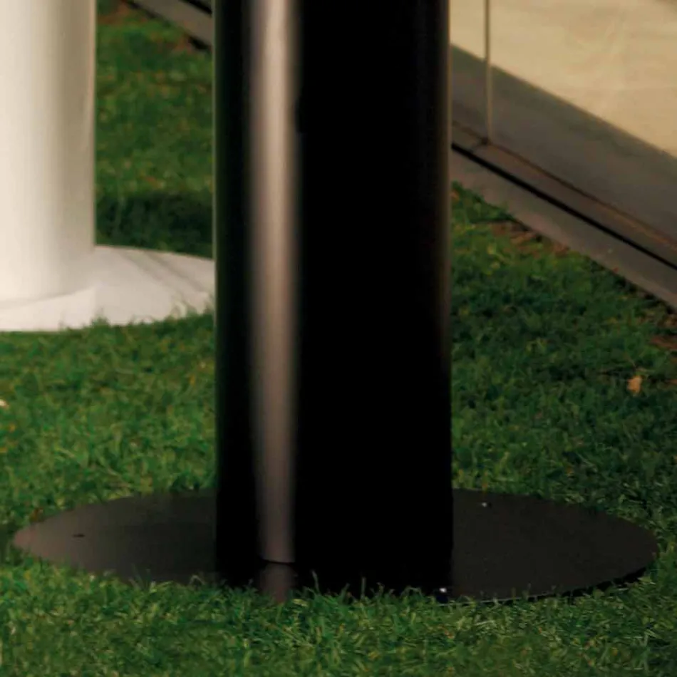 Zjarri Bioethanol Dekani i pikturuar në dysheme çeliku Viadurini