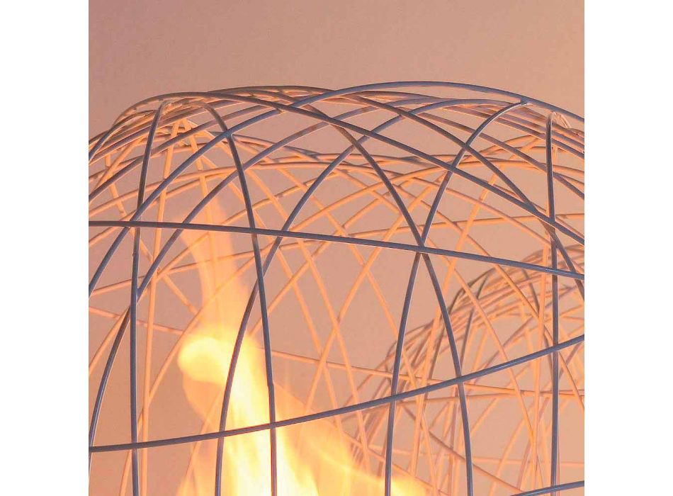 Tabela Bioethanol fireplace / çeliku tokësor në formë si një sferë Henry Viadurini