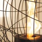 Tabelë / fireplace bioethanol freestanding i bërë prej çeliku Henry Viadurini