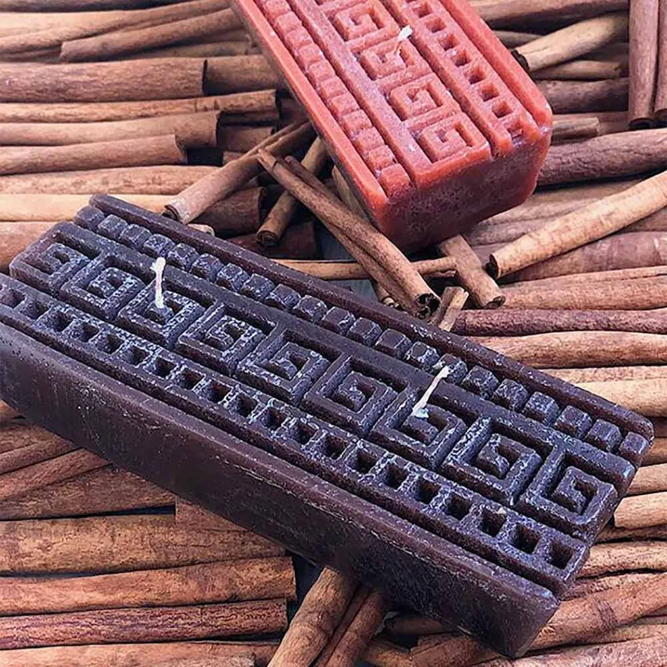 Qiri aromatike drejtkëndëshe me kanellë Artizanale Prodhuar në Itali - Alissa Viadurini