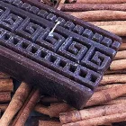 Qiri aromatike drejtkëndëshe me kanellë Artizanale Prodhuar në Itali - Alissa Viadurini