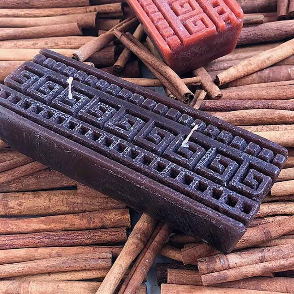 Qiri aromatike drejtkëndëshe me kanellë Artizanale Prodhuar në Itali - Alissa Viadurini