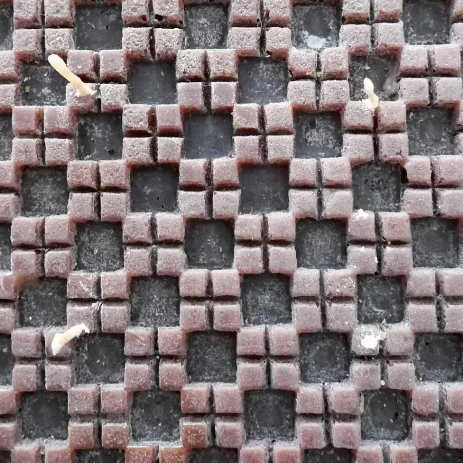 Qiri dylli me aromë kanelle me 4 fitila Made in Italy - Yuma Viadurini