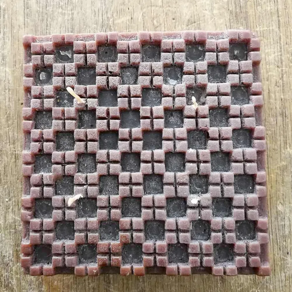 Qiri dylli me aromë kanelle me 4 fitila Made in Italy - Yuma Viadurini