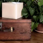 Qiri modern me dylli katror i punuar me dorë, Prodhuar në Itali - Mondeo Viadurini