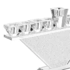 Dizajn luksoz italian 9 Kandelabra me Flakë Kristali - Wanni Viadurini