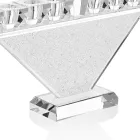 Dizajn luksoz italian 9 Kandelabra me Flakë Kristali - Wanni Viadurini