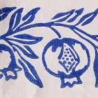 Kanavacë prej liri të artizanatit italian me model të shtypur me dorë - marka tregtare Viadurini