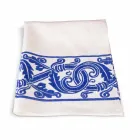 Kanavacë prej liri të artizanatit italian me model të shtypur me dorë - marka tregtare Viadurini