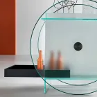 Karrocë shiriti në gotë tepër të pastër me rrota dhe sirtar që nxirret - Pigolo Viadurini