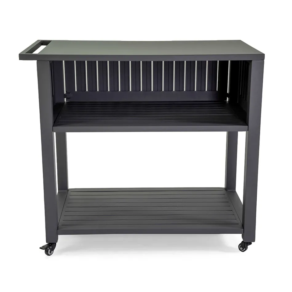 Karrocë e jashtme në alumin të lyer me dekorime të ndryshme - Hotel Viadurini