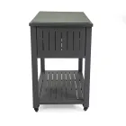 Karrocë e jashtme në alumin të lyer me dekorime të ndryshme - Hotel Viadurini