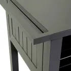 Karrocë e jashtme në alumin të lyer me dekorime të ndryshme - Hotel Viadurini