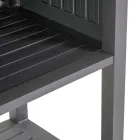 Karrocë e jashtme në alumin të lyer me dekorime të ndryshme - Hotel Viadurini