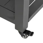 Karrocë e jashtme në alumin të lyer me dekorime të ndryshme - Hotel Viadurini