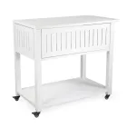 Karrocë e jashtme në alumin të lyer me dekorime të ndryshme - Hotel Viadurini