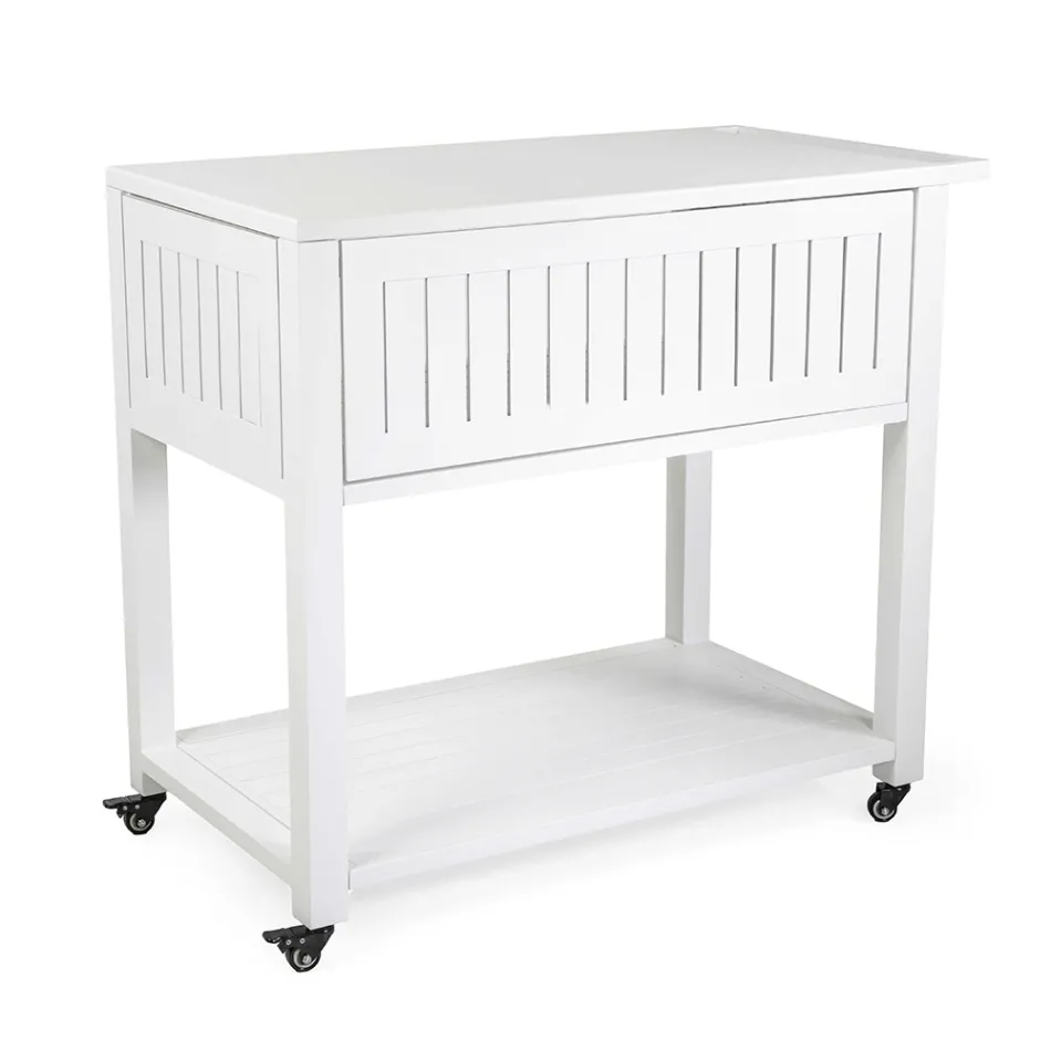 Karrocë e jashtme në alumin të lyer me dekorime të ndryshme - Hotel Viadurini