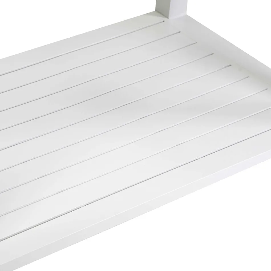 Karrocë e jashtme në alumin të lyer me dekorime të ndryshme - Hotel Viadurini