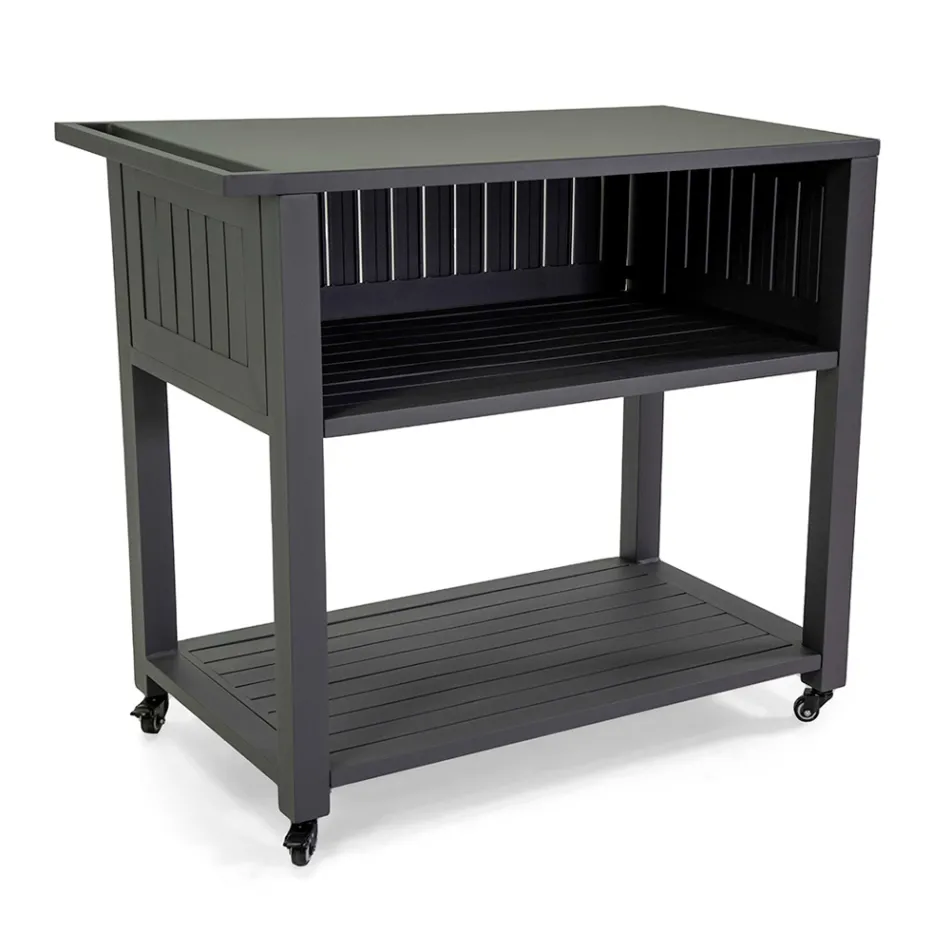 Karrocë e jashtme në alumin të lyer me dekorime të ndryshme - Hotel Viadurini