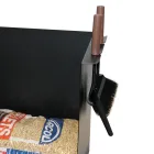 Karrocë mbajtëse çantash peleti metalik me rrota Prodhuar në Itali - Pinguino Viadurini