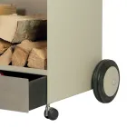 Karrocë druri me sirtar dhe rrota Prodhuar në Itali - Alpaca Viadurini