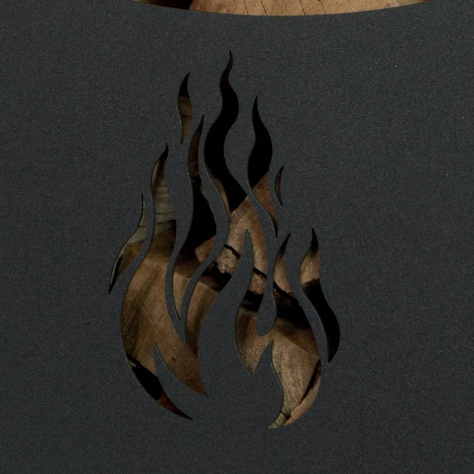 Karrocë metalike prej druri me raft dhe 4 rrota Prodhuar në Itali - Geco Viadurini