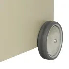 Karrocë metalike prej druri me raft dhe 4 rrota Prodhuar në Itali - Geco Viadurini