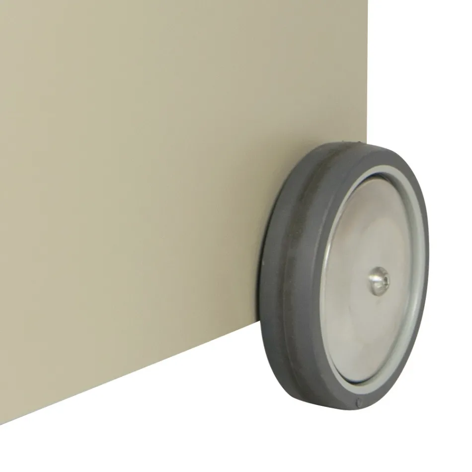 Karrocë metalike prej druri me raft dhe 4 rrota Prodhuar në Itali - Geco Viadurini